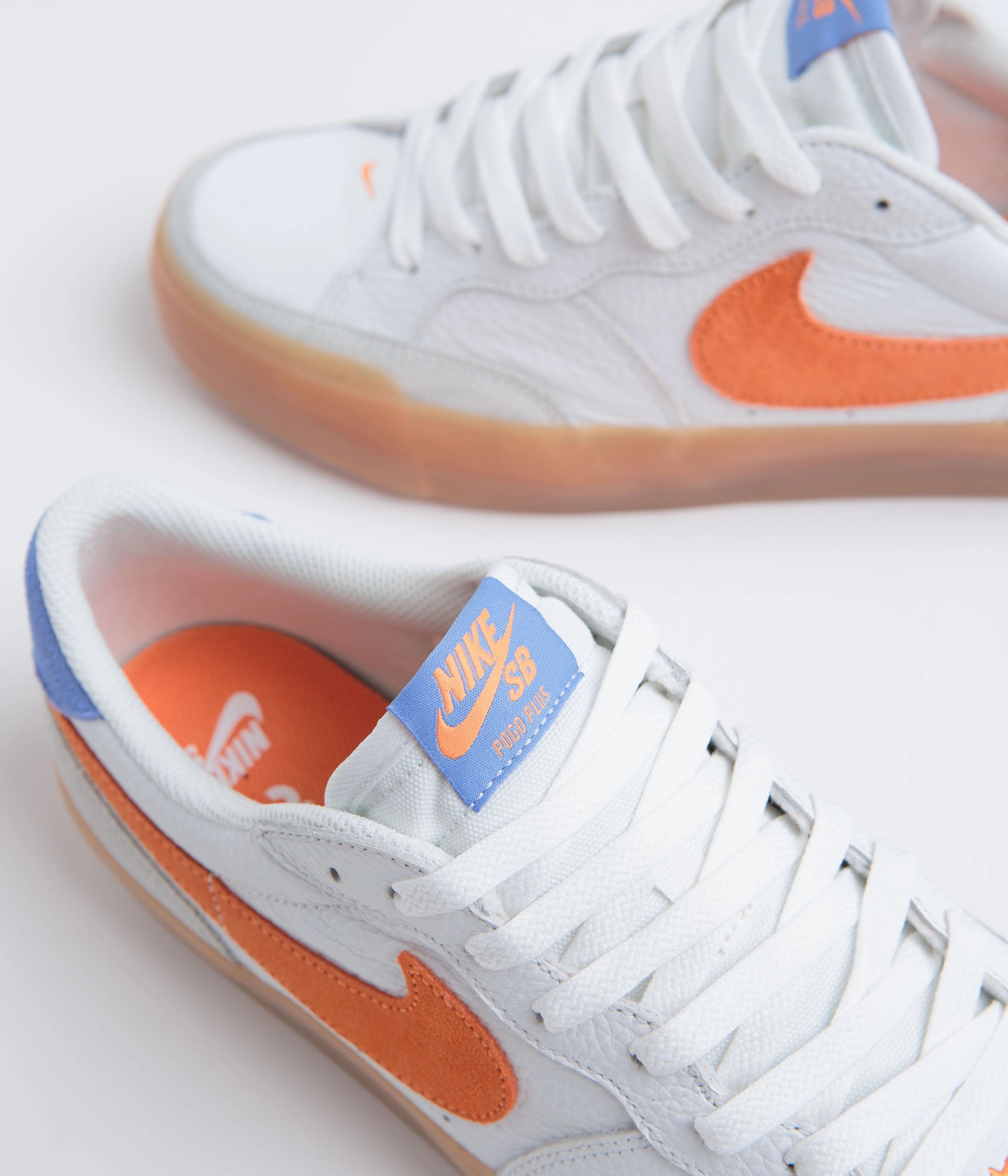 Xavier Thevenard Asics Shoes Nike SB Pogo Plus Premium Shoes - Summit White / Bright Mandarin