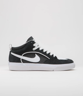 Nike SB React Leo Shoes - Black / White - Black - Gum Light Brown Asics Shoe Size Compared To Adidas