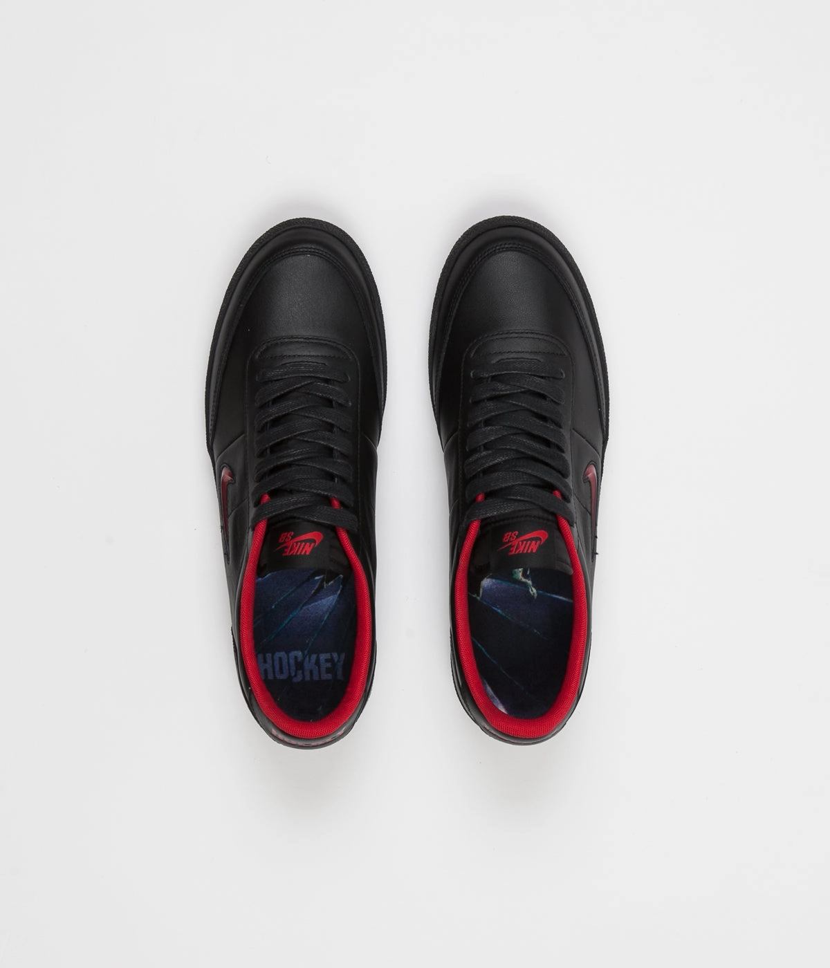 Nike SB x Hockey Killshot 2 QS Shoes - Black / Gym Red / Black Good Asic Running Shoes