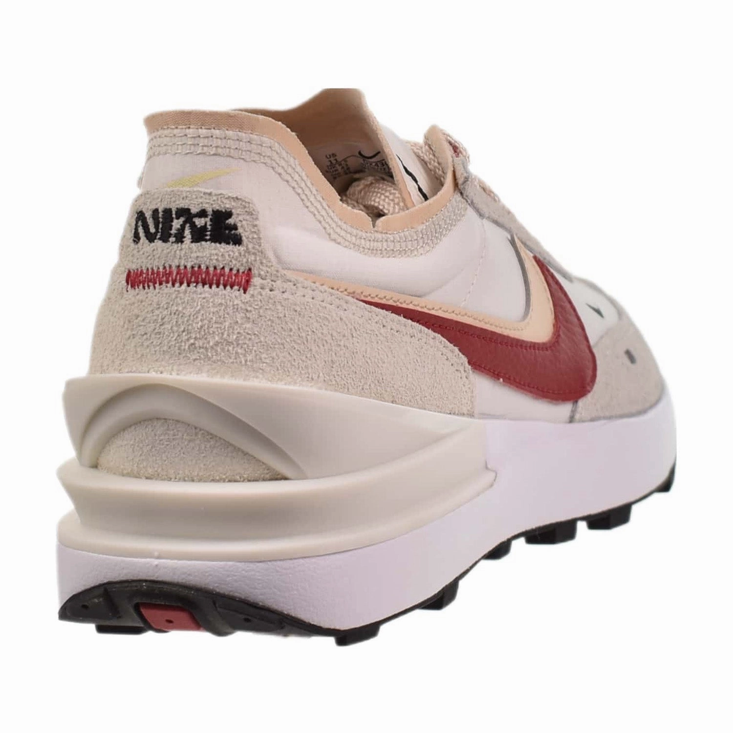 Nike Waffle One "Double Swoosh" Women's Shoes White-Red Asics Novablast Running Shoes
