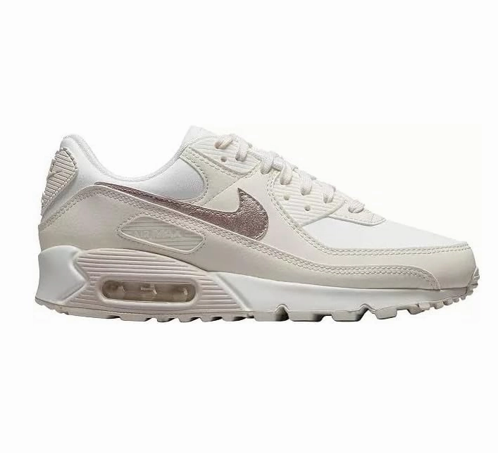 Nike Women's Air Max 90 Shoes - Sail / Pink Oxford / Phantom Asics Running Shoes Road Runner