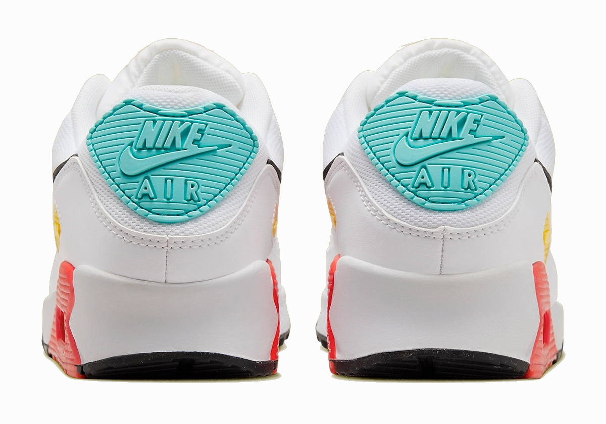 Nike Women's Air Max 90 Shoes - White / Pink Foam / Bright Crimson / Black Asics Gel Nimbus 21 Running Shoe