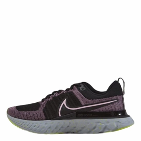 Nike Women's React Infinity Run 2 Flyknit Shoes, Violet/Black/Cyber/Pink, 10.5 Running Shoes Asics