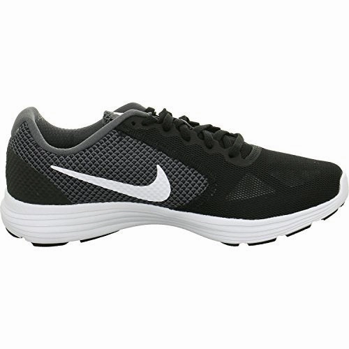 Nike Women's Revolution 3 Dark Grey/White-Black Running Shoes-6 UK (8 US) (819302) Best Running Shoes Of 2025