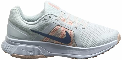 Nike Women's Run Swift 2 White Running Shoes 8.5 US (CU3528-100), Smtwht/Ashslt Running Shoes Slip On