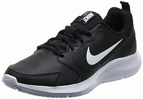 Nike Women's WMNS Todos Black/White Leather Running Shoes-4 UK (6 US) (BQ3201-001) Running Shoes Under 70