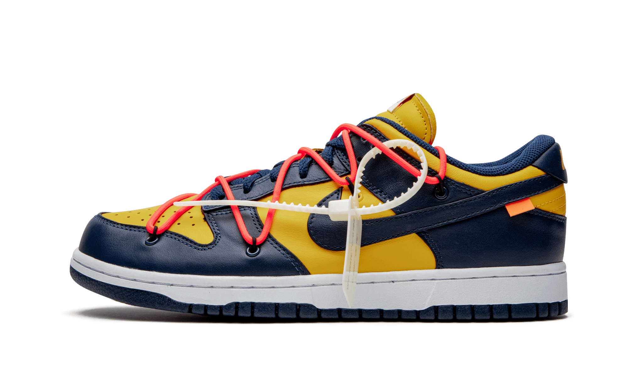 NIKE X OFF WHITE DUNK LOW UNIVERSITY GOLD / NAVY Asics Dynablast 3 Running Shoes