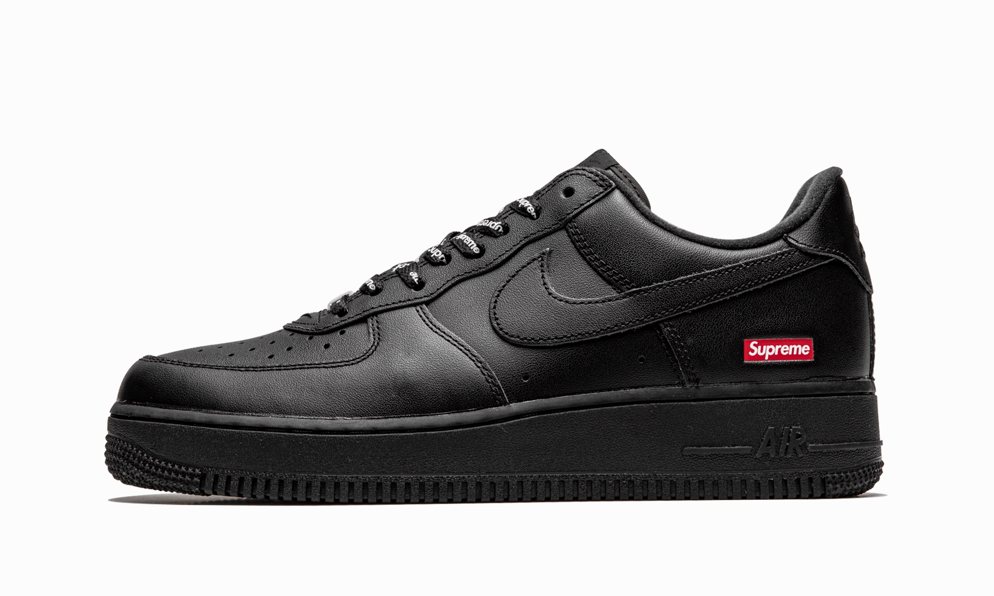 Active Asics Shoes NIKE X SUPREME AIRFORCE 1 BLACK