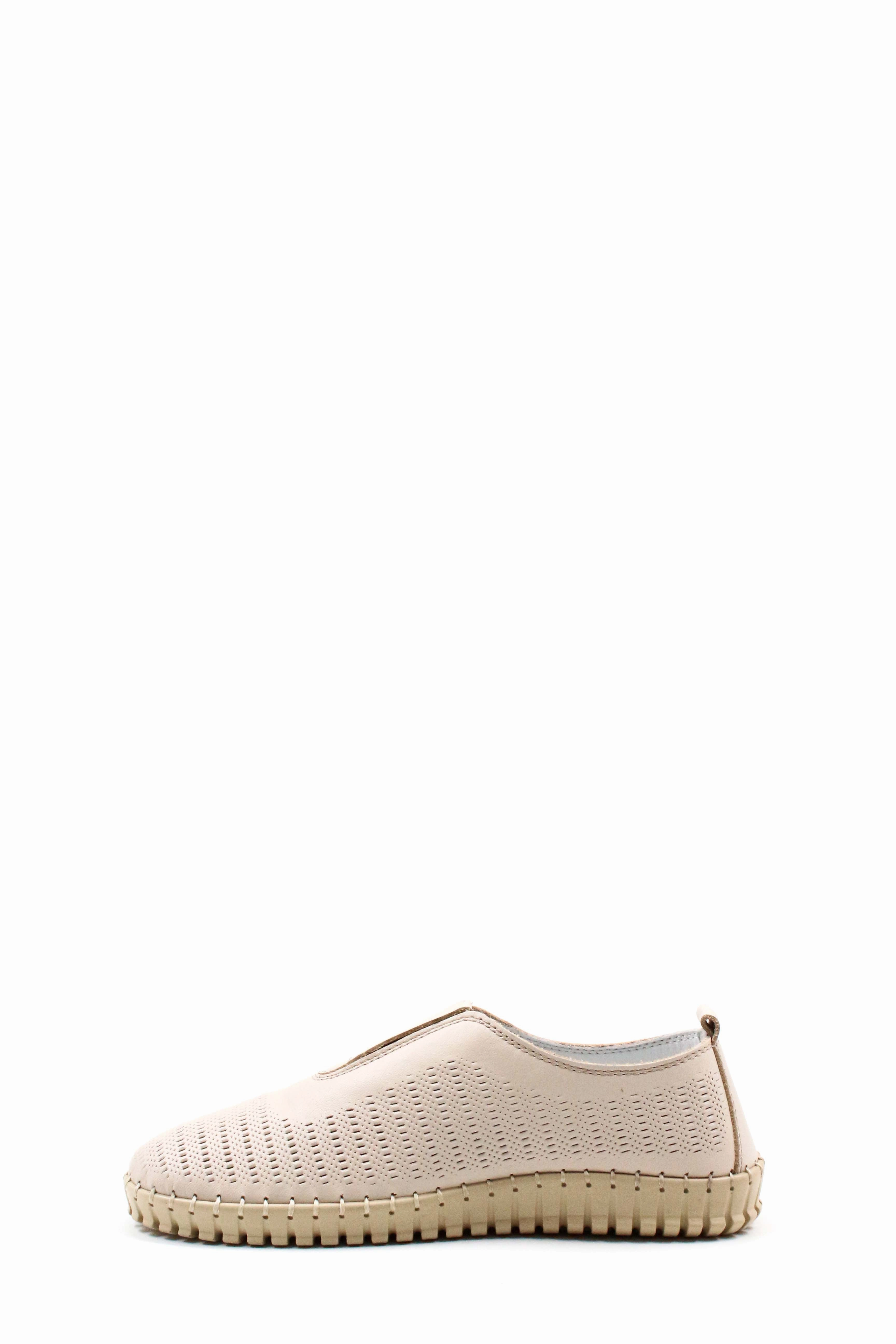 Casual Summer Shoes 2025 FST Genuine Leather Women's Casual Shoes 934ZA106LZR Beige - Sciacca