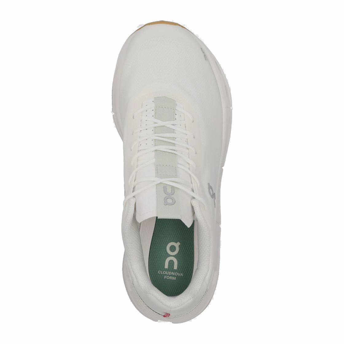 On Running Men's Cloudnova Form Shoes - White / Green Revolution 7 Road Running Shoes