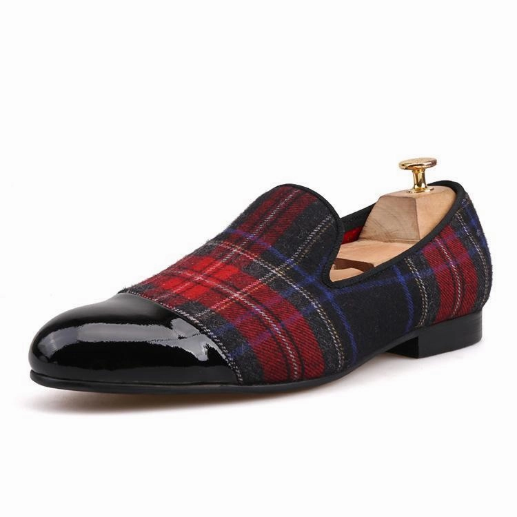 Wedding Day Shoes Flats OneDrop Handmade Men Dress Shoes Black Leather Toe Wedding Party Prom Loafers