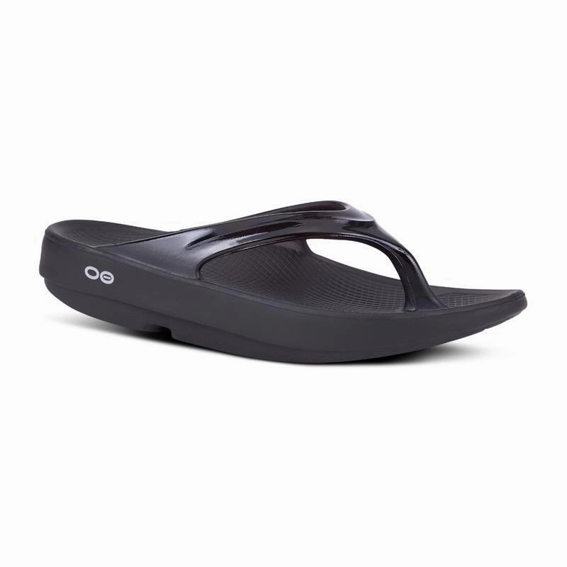 Old.navy Flip Flops Oofos Women's OOlala Flip Flop Sandal - Black