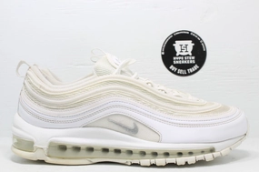 Best Asics Shoe Nike Air Max 97 Triple White Wolf Gray Size 8.5 No Insoles