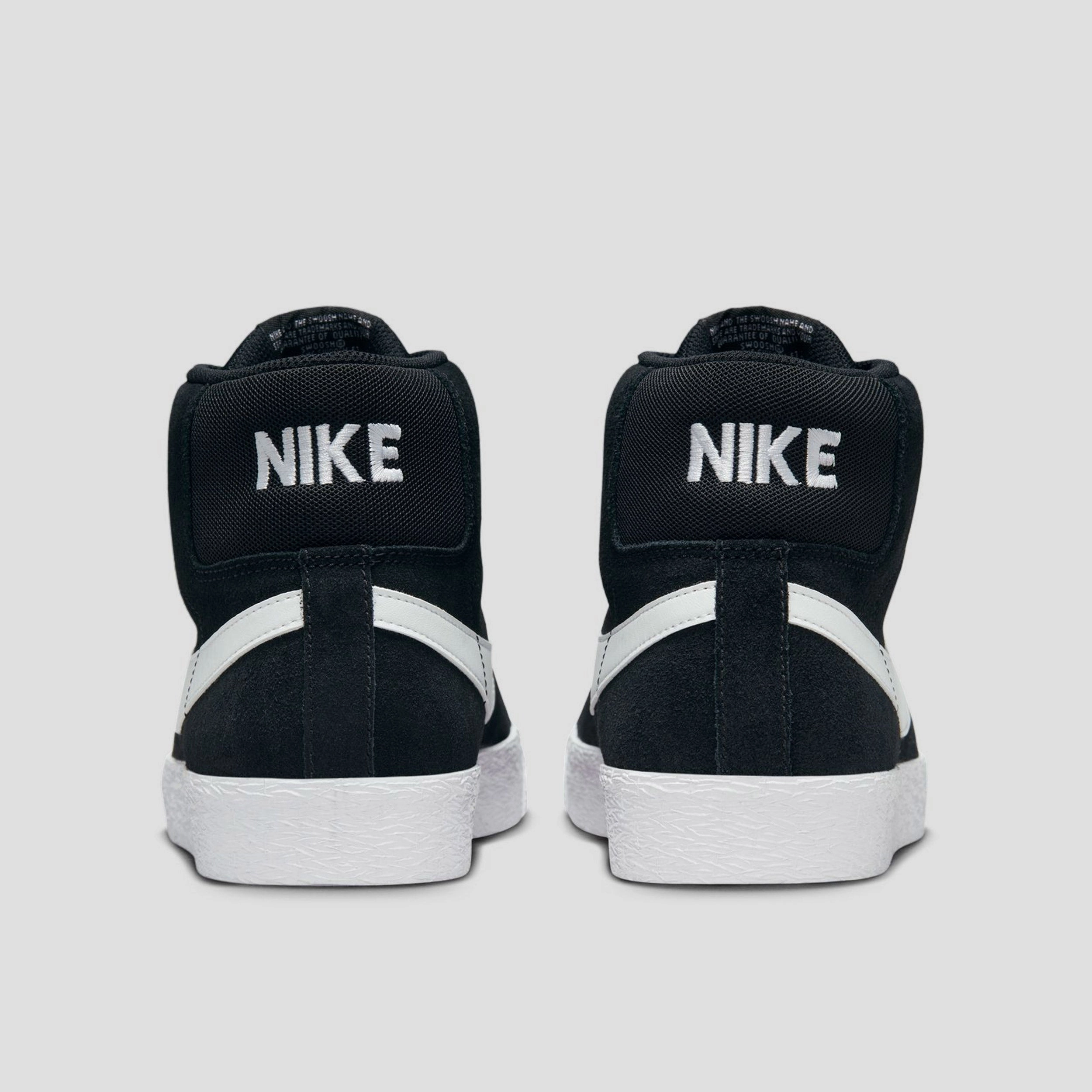 Asics Shoes Discount Code Nike SB Blazer Mid Shoes Black / White - White - White