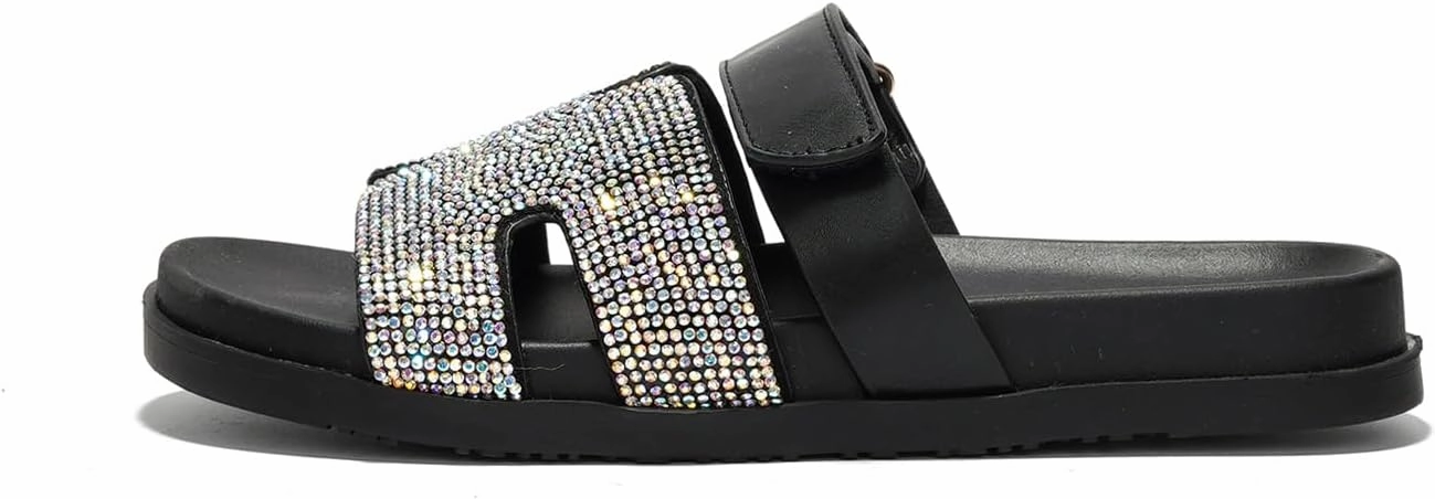 Cape Robbin Women's Markuss Sparkly Sandals Ultra Go Flip Flops