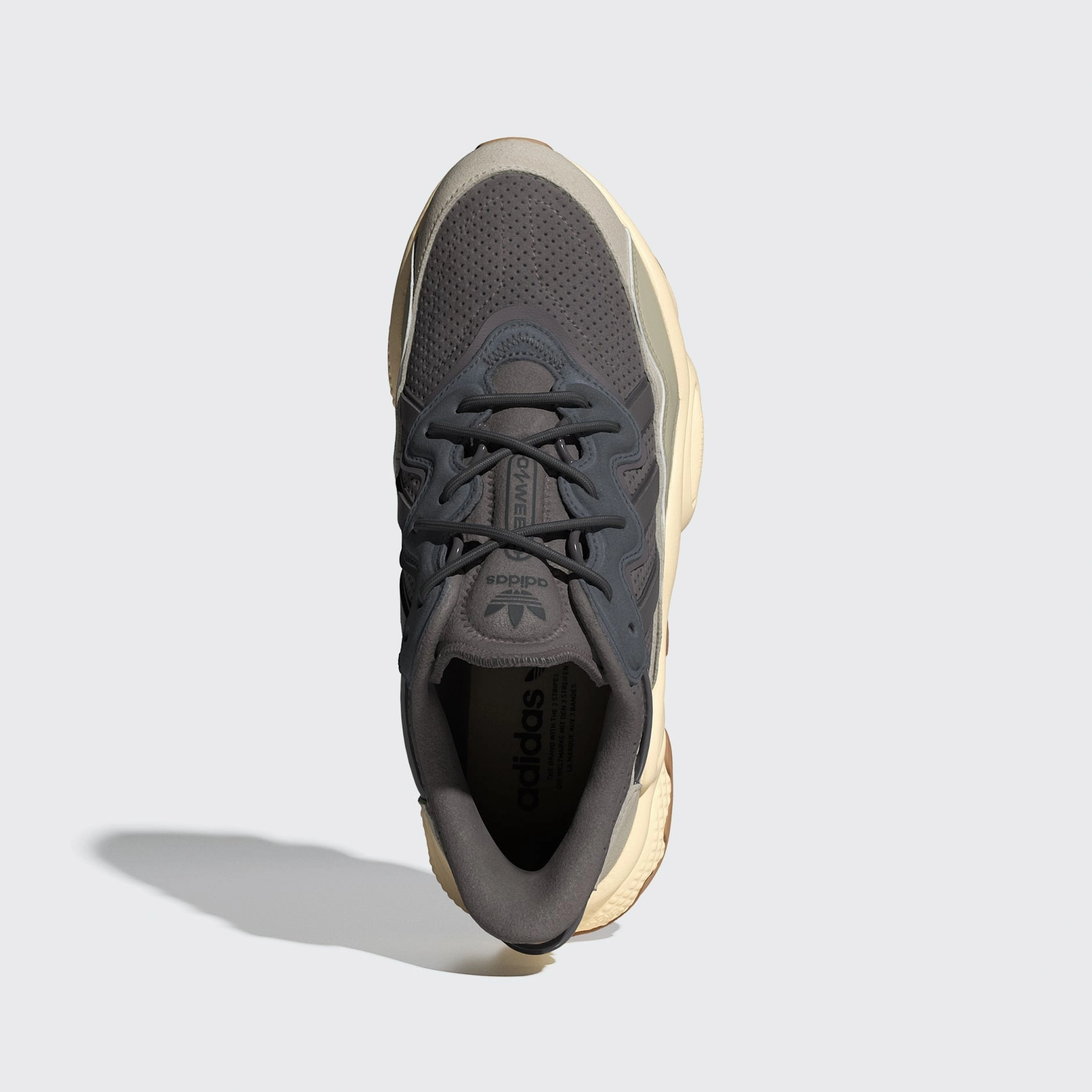 OZWEEGO TR SHOES - Charcoal / Putty Grey / Sand Strata Adidas Originals Skate Shoes