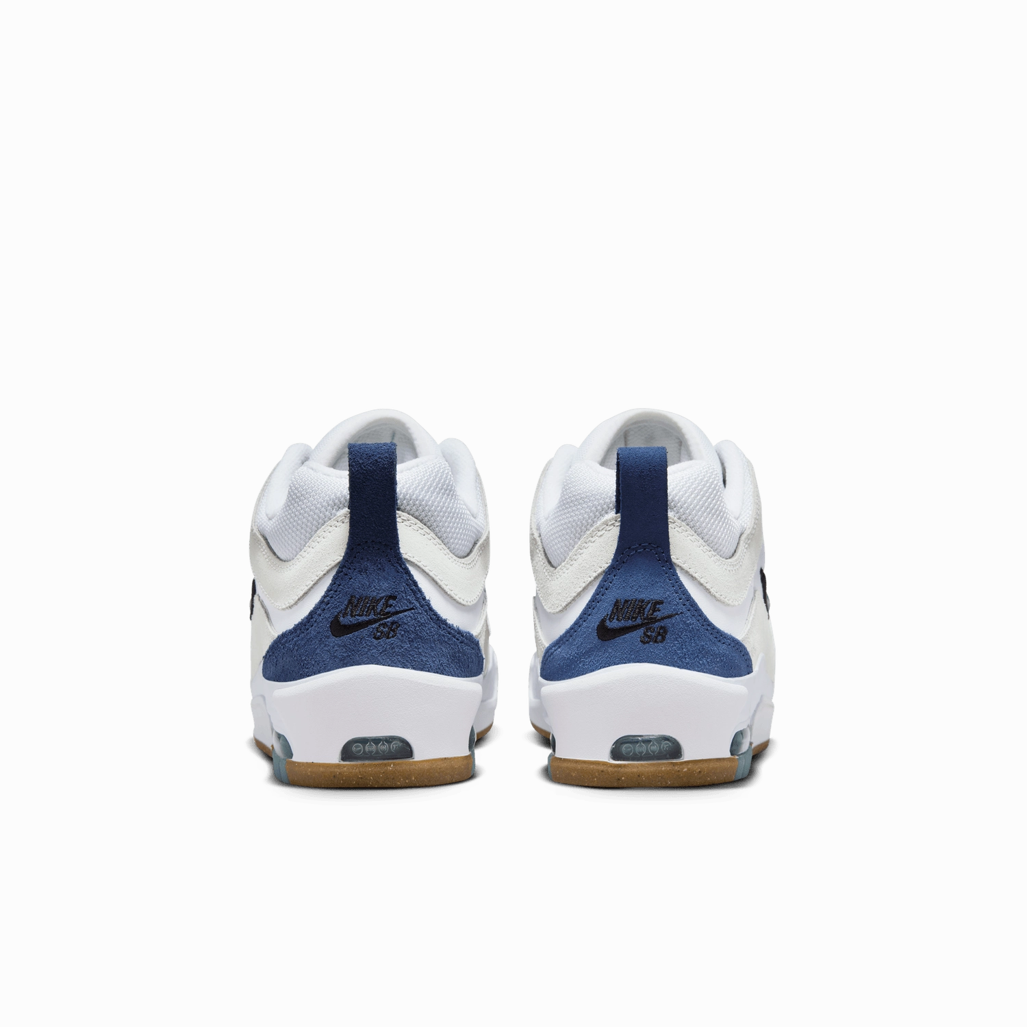 Asics Narrow Width Running Shoes Nike SB Air Max Ishod Shoes - White / Navy - Summit White - Black