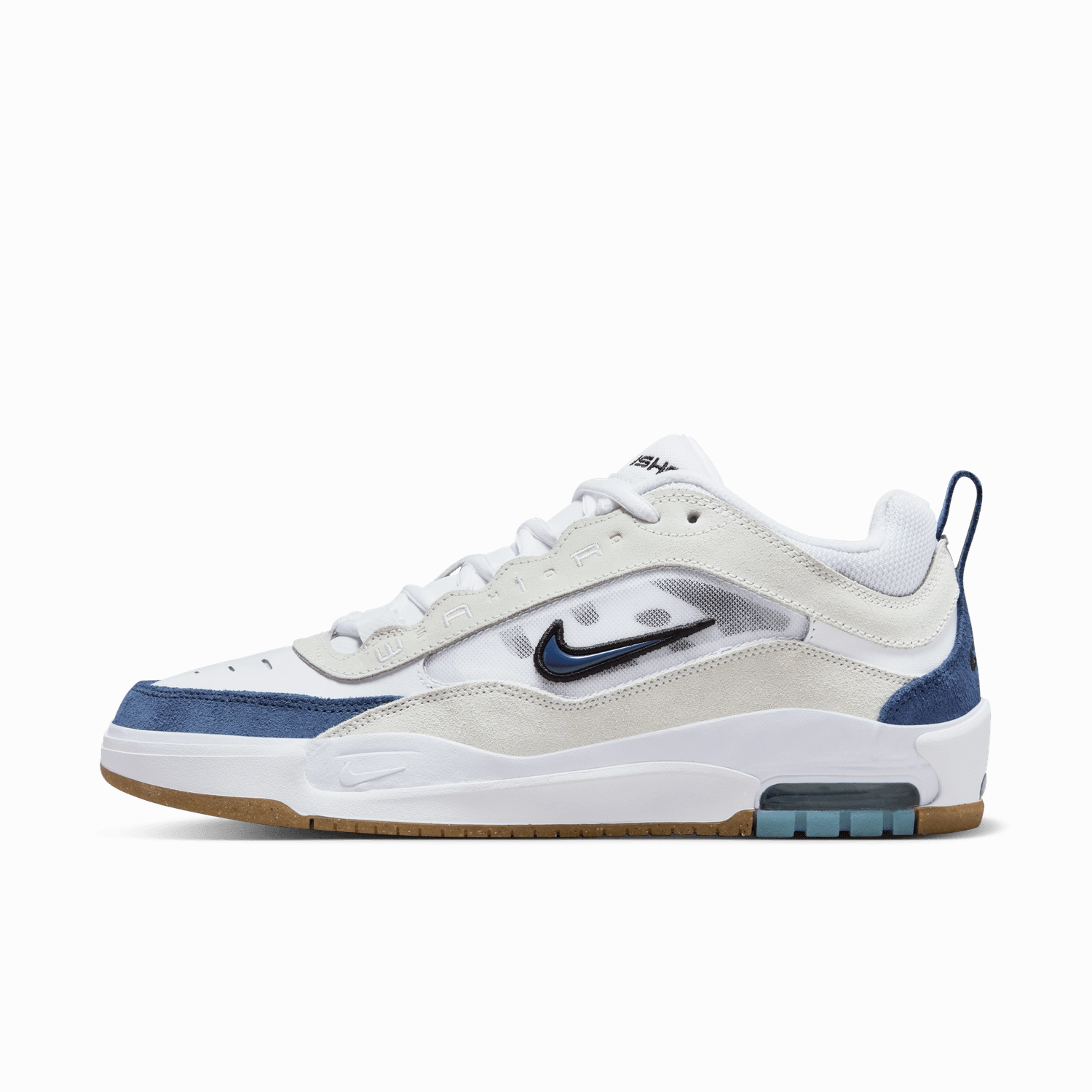 Asics Walking Shoes Arch Support Nike SB Air Max Ishod Shoes - White / Navy - Summit White - Black