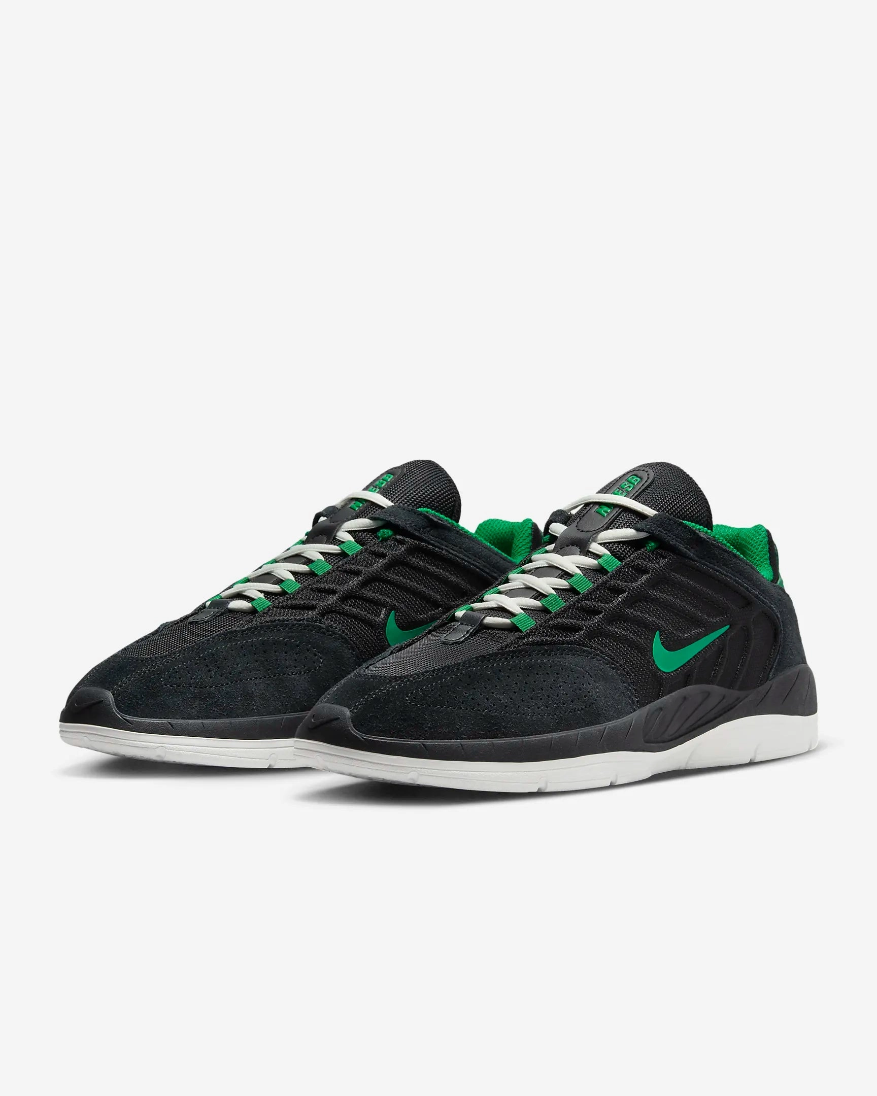 Nike SB "Vertebrae" Men's Sneakers - Black/Black/Summit White/Malachite ASICS Shoe Guide