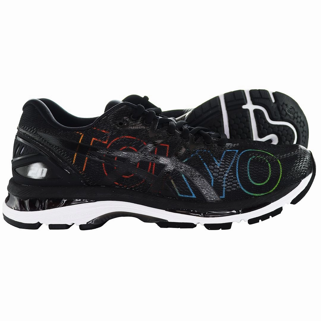 Asics Winterized Shoes Asics Gel-Nimbus 20 Tokyo Mens Black Running Trainers