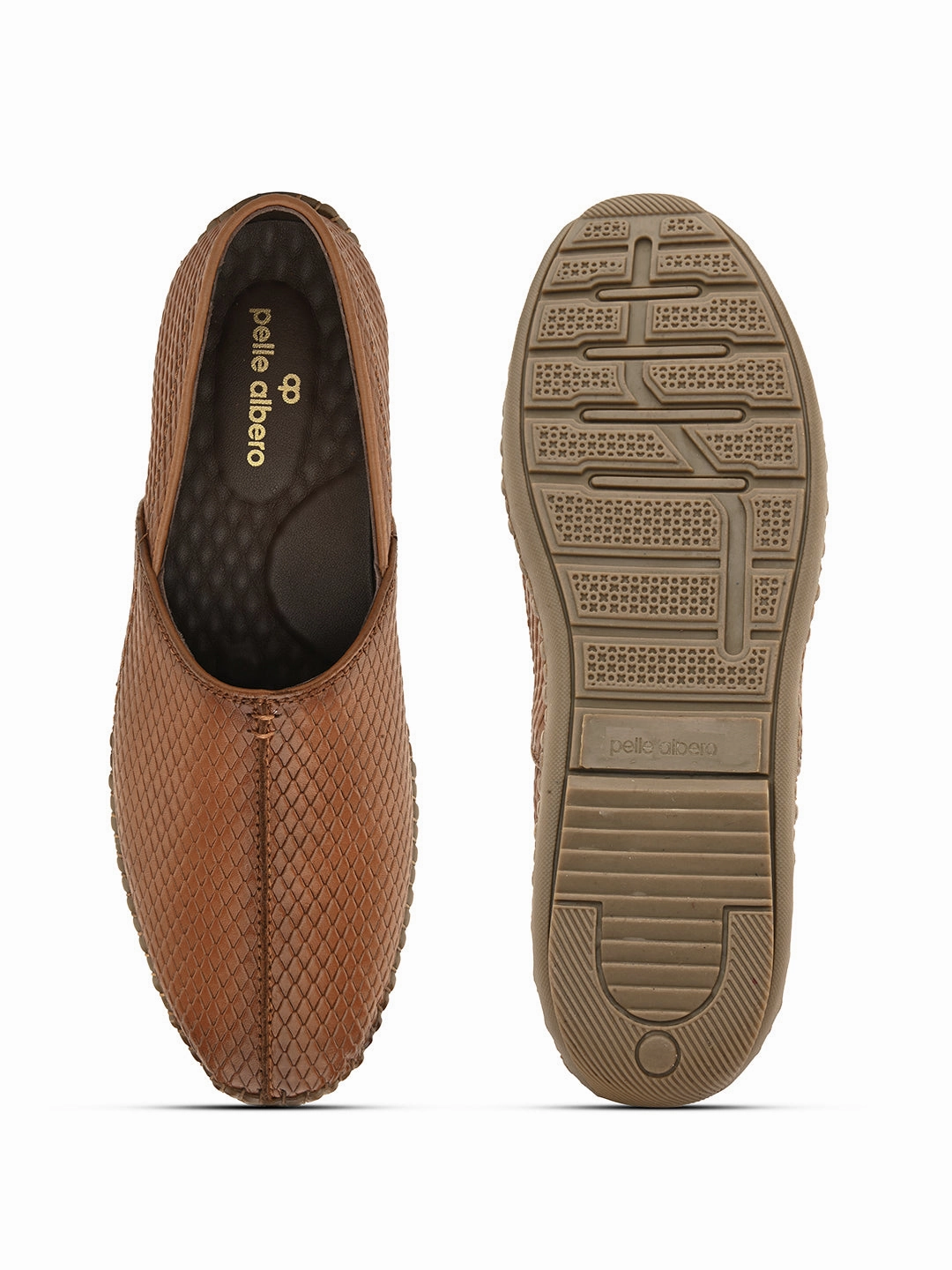 Pelle Albero Men's Tan Genuine Leather Slip-on Casual Mojari Puma Inhale Essentials Casual Shoes