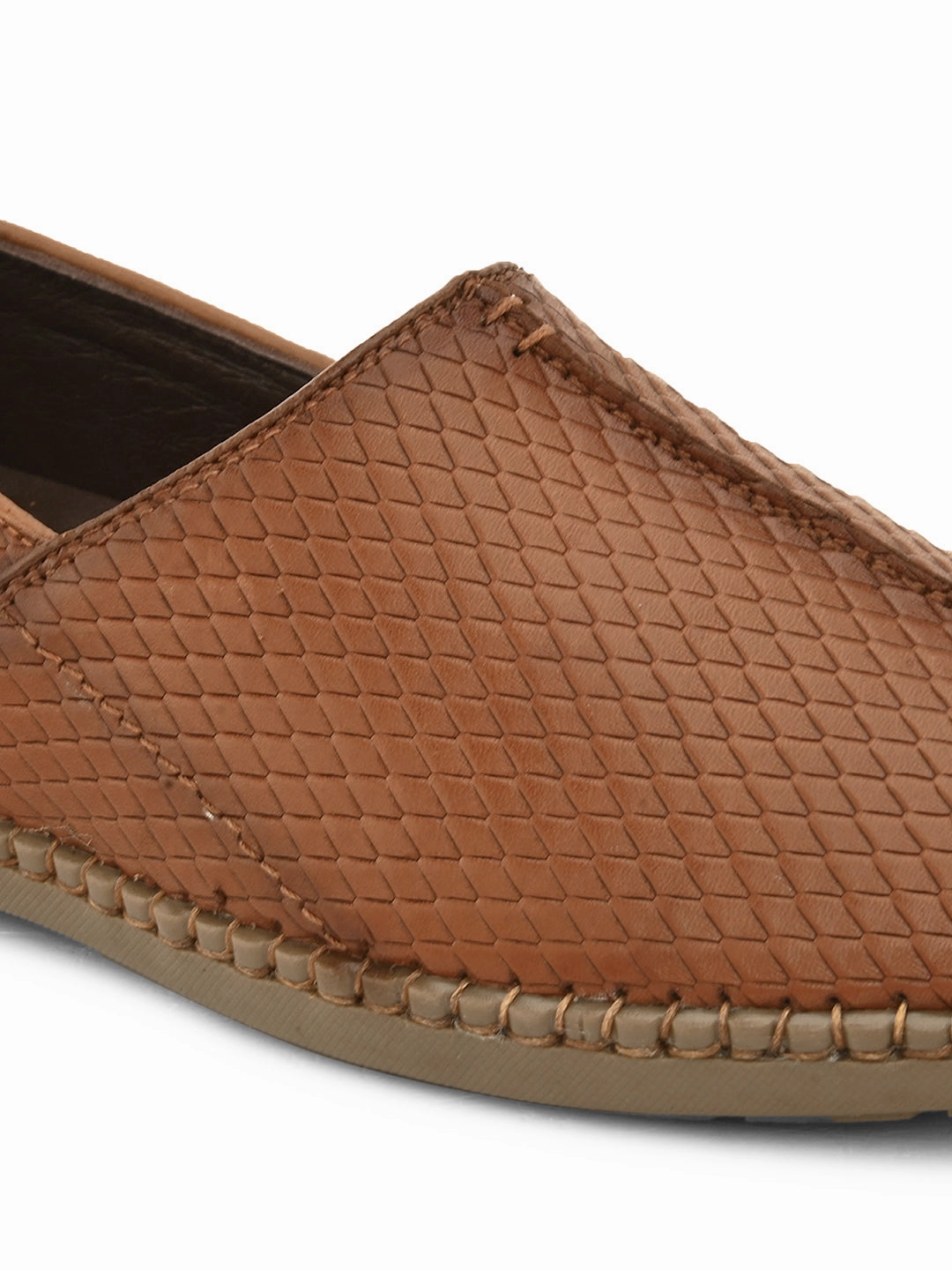 Black Business Casual Shoes Pelle Albero Men's Tan Genuine Leather Slip-on Casual Mojari