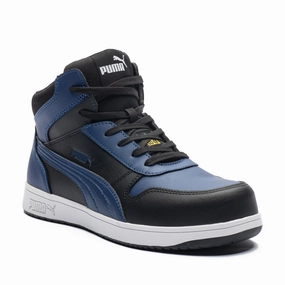Frontcourt Blue/Black Mid Composite Toe Safety Shoes 630073 Puma New Season Shoes