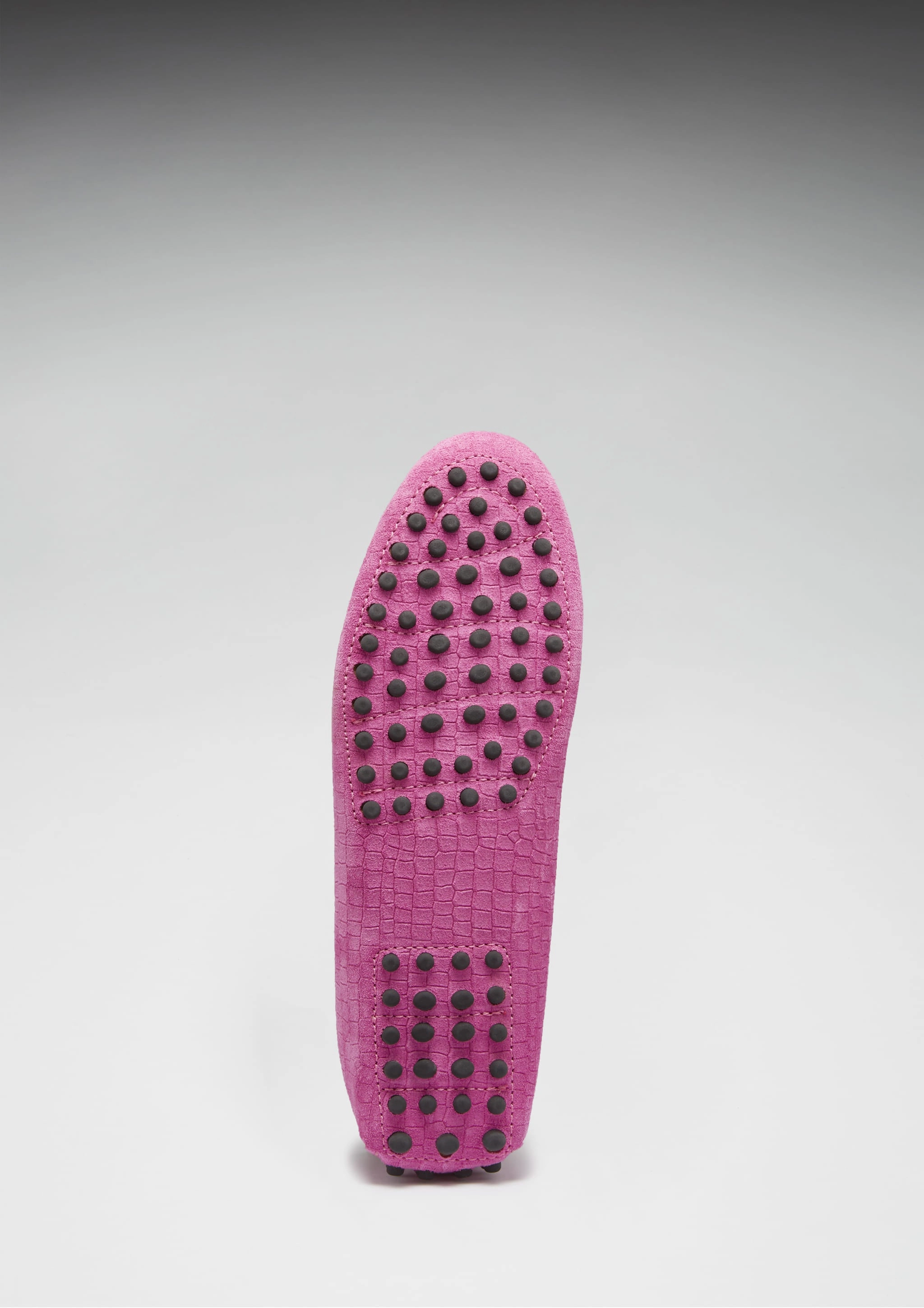 Women's Tasselled Driving Loafers, pink embossed suede Cliffs By White Mountain Loafers