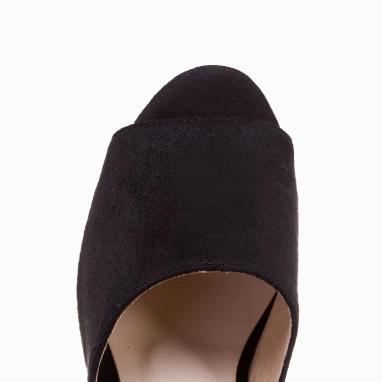 Espadrille Sandals Banana Republic Women's Solid Color Suede Woven Wedge Heel Platform Sandals