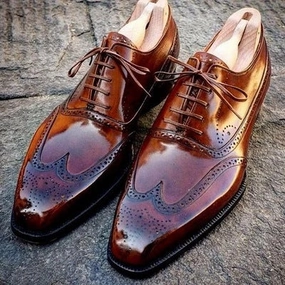 Men's wingtip brogue oxfords formal dress shoes PU patent leather lace-up business work shoes Loafers Cranberry Twp Pa