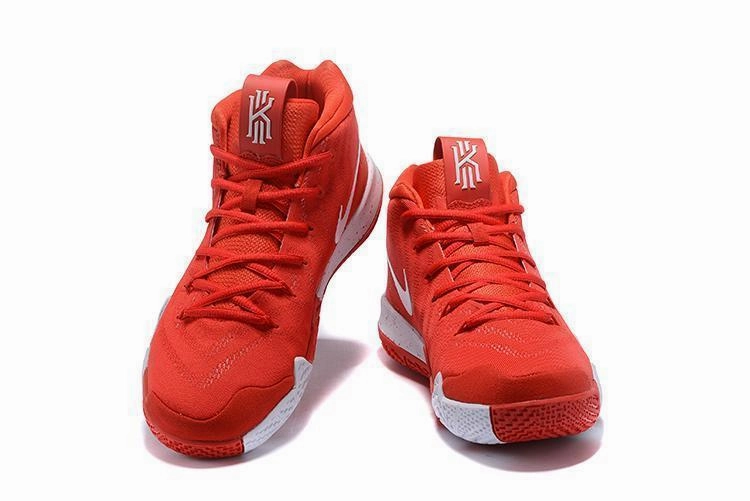 Asics Shoes Low Price Nike Kyrie 4 Red White Men Basketball Shoes Sale Size US 7,8,8.5,9.5,10,11,12