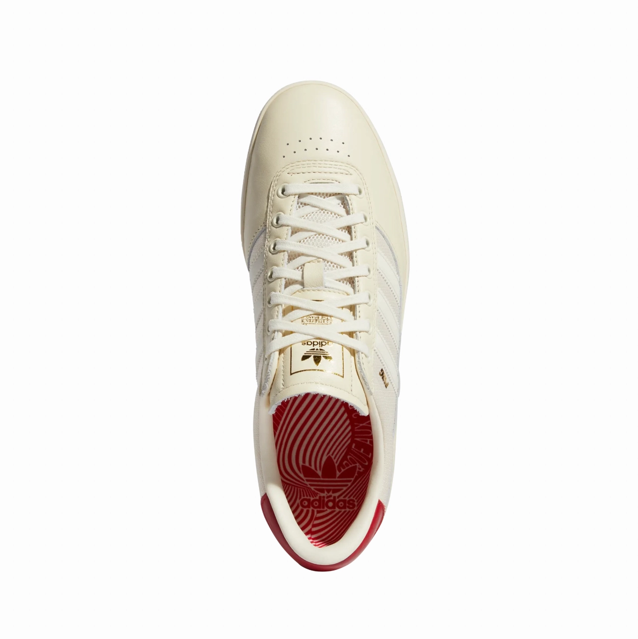 Tim Duncan Adidas Shoes ADIDAS PUIG INDOOR WHITE / CREAM WHITE / SCARLET