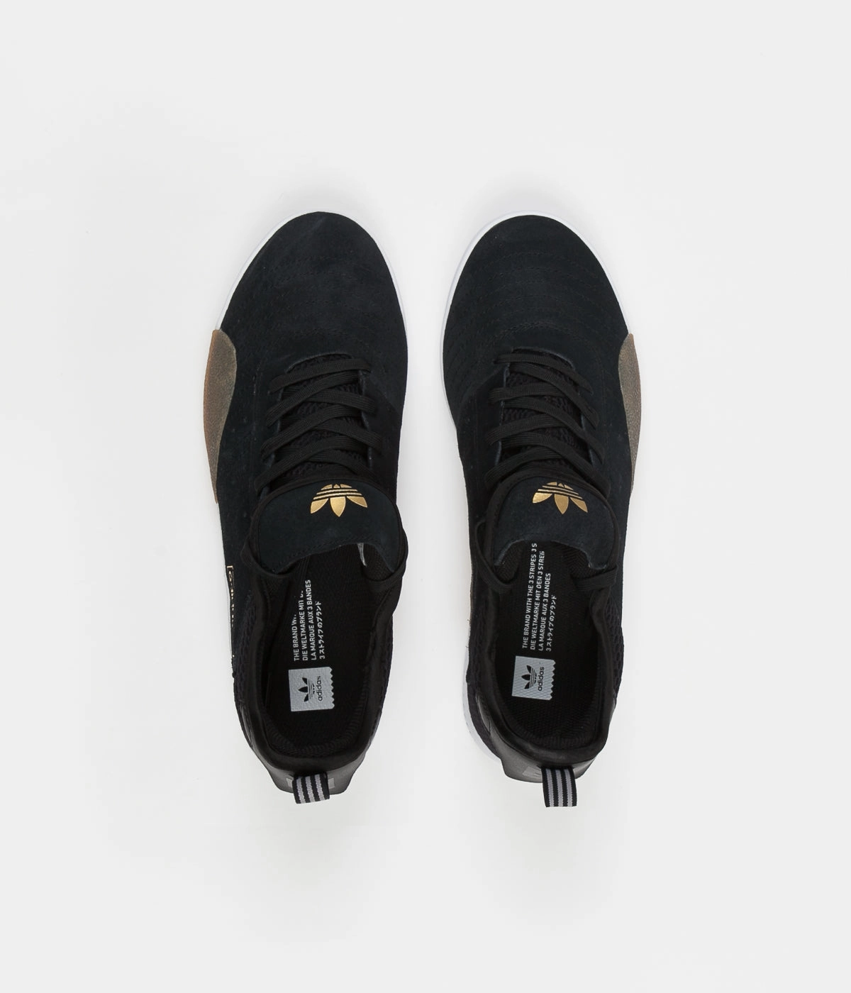 Adidas 3ST.003 Shoes - Core Black / Light Granite / FTW White Kobe Bryant First Adidas Shoes