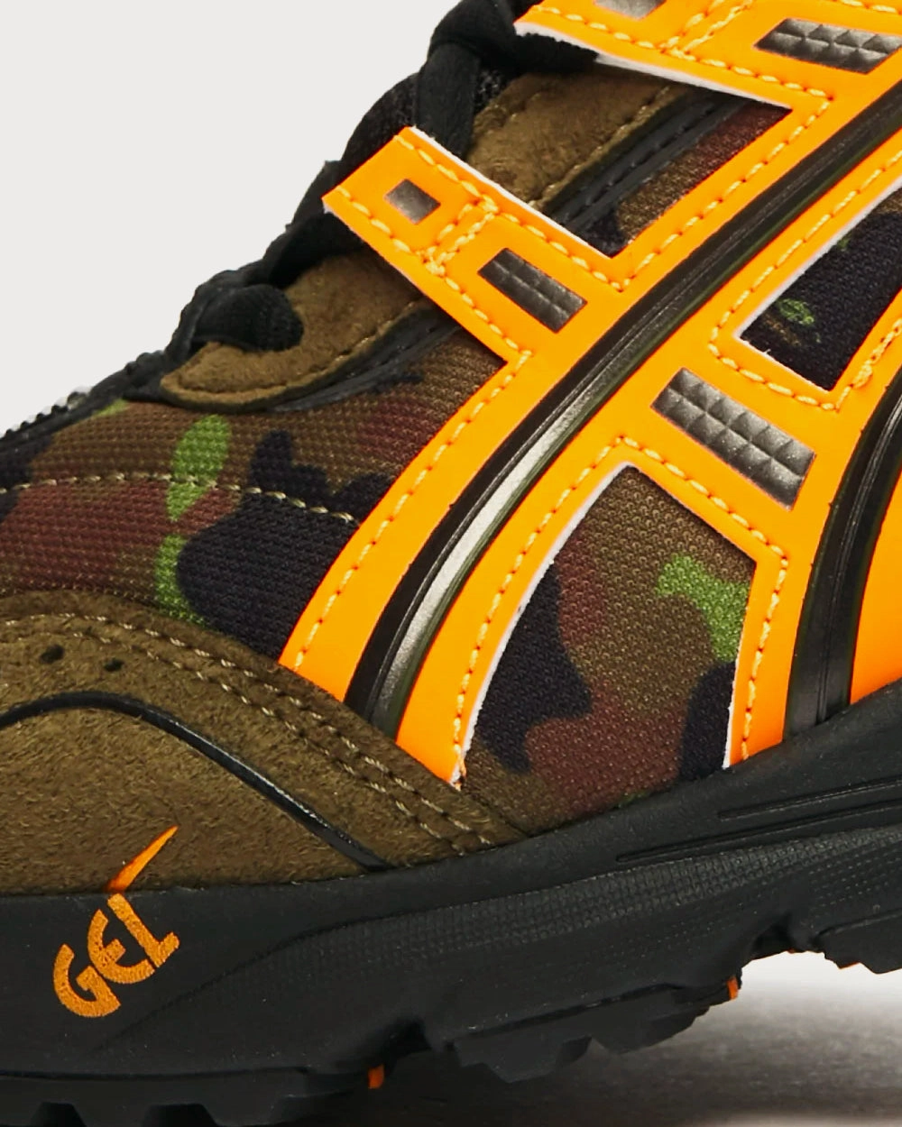 GEL-1090 x Bape Aloe / Bengal Orange Low Top Sneakers Asics Nimbus Shoes