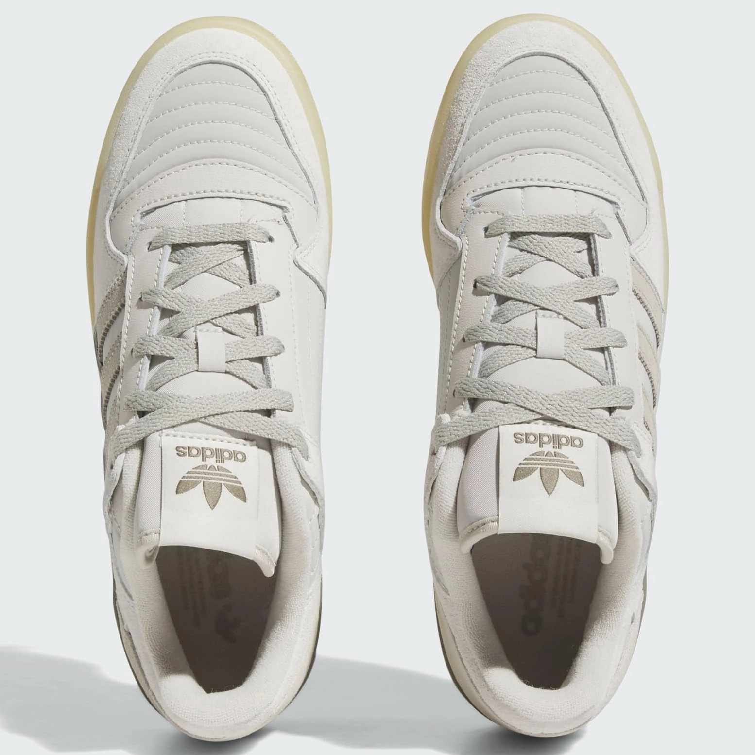 Adidas Indoor Soccer Shoes Copa adidas Originals Forum Low Classic Shoes Men HQ7096 (Talc/Sesam), Size 14