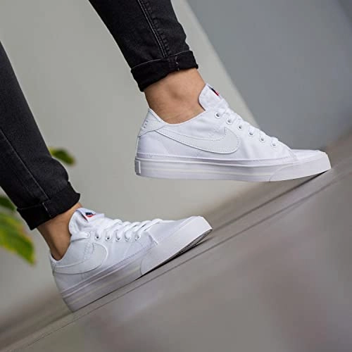 Running Shoes Carbon Nike Women's WMNS Court Legacy CNVS Summit White NSW CORE-6.5 UK (CZ0294-100)