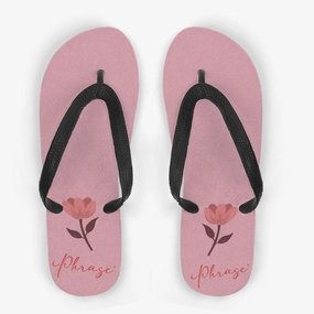 Waimea H2 Flip Flops Flip Flop Slide Sandals - Little Flower Soft Pink