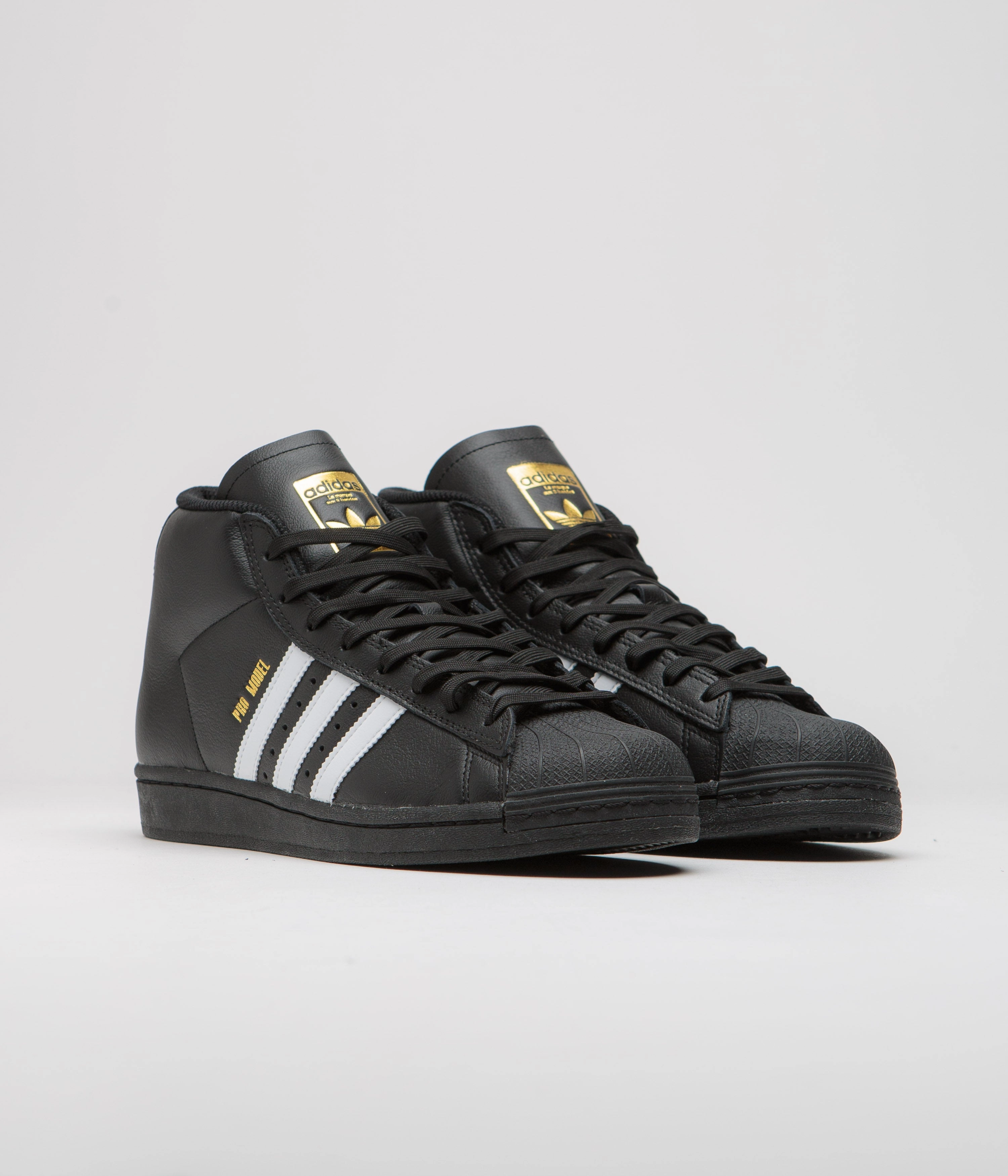 Adidas Kaptir Flow Shoes Sneaker Adidas Pro Model ADV Shoes - Core Black / FTWR White / Gold Metallic