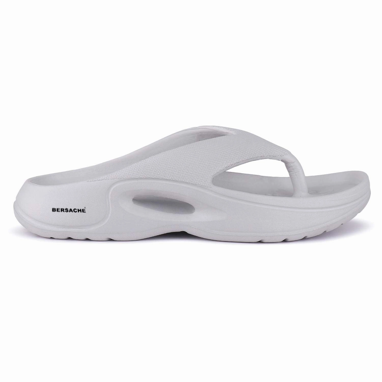 Hello Slippers Review Bersache Extra Soft Classic Casual with  Regular wear with Ultra Soft & Flexibility Technology Clogs for Men's & Boy's 6057-White