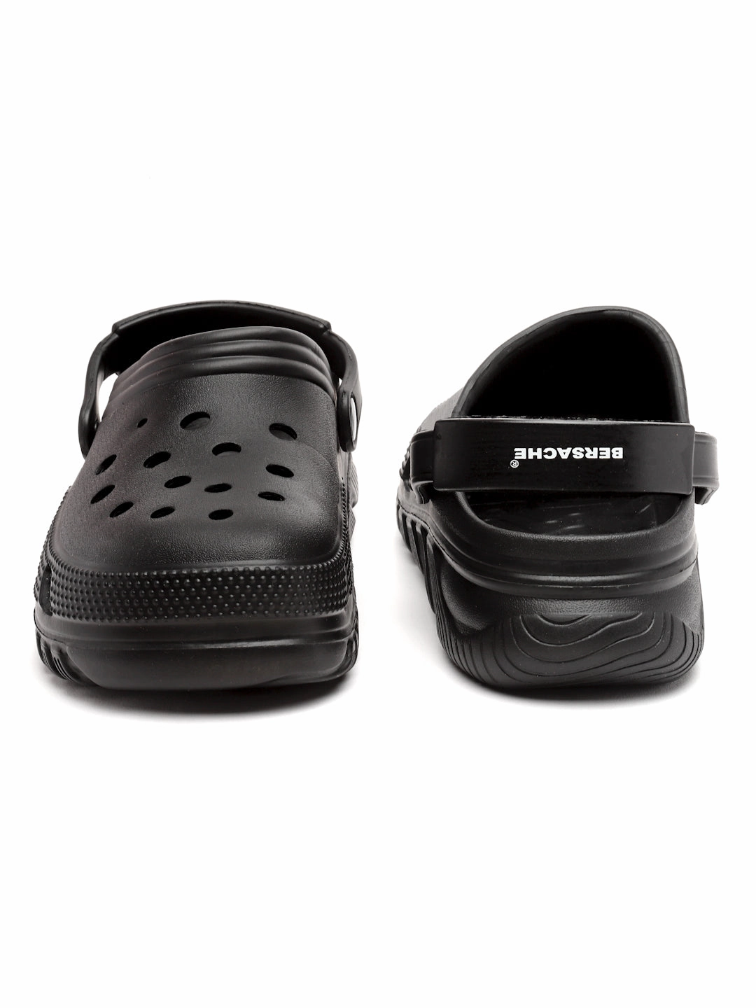 Best Plantar Fasciitis Slippers Bersache Extra Soft Classic Casual with  Regular wear with Ultra Soft & Flexibility Technology Clog's for Men's & Boy's (6094-Black)