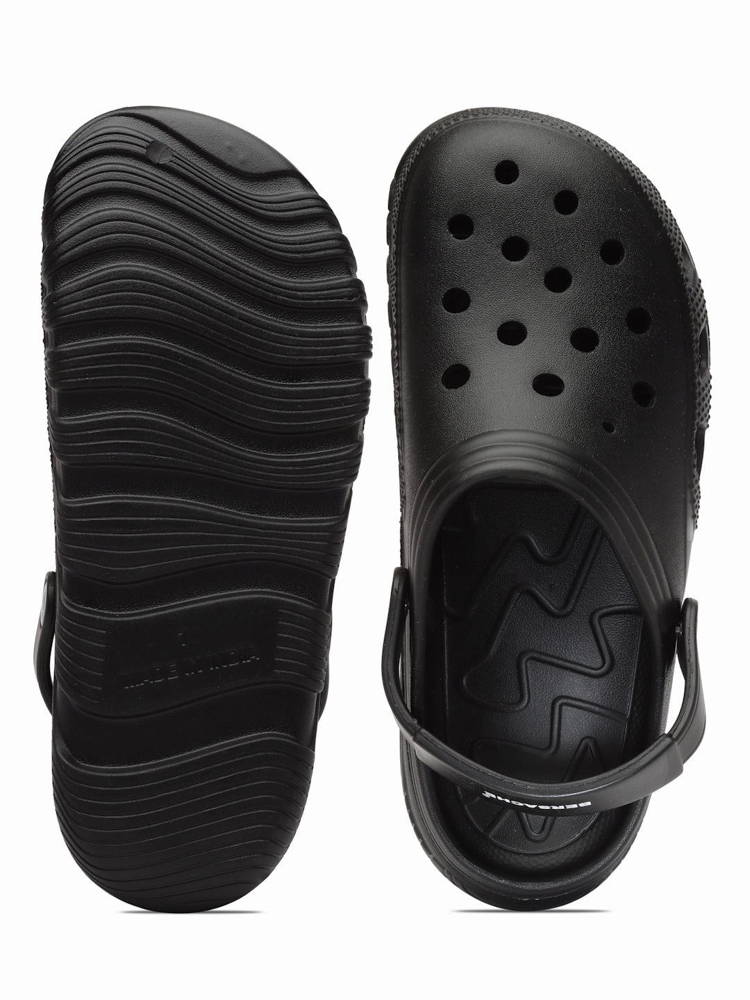 Bersache Extra Soft Classic Casual with  Regular wear with Ultra Soft & Flexibility Technology Clog's for Men's & Boy's (6094-Black) Garden Slippers