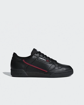 Adidas - Continental 80 - Core Black/Scarlet/Collegiate Navy Adidas Shoe Outlet