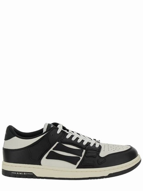Sneakers Popular 'Skel Top Low' Black And White Sneakers With Logo Patch On Thetongue And Contrasting Details On The Side In Leather Man
