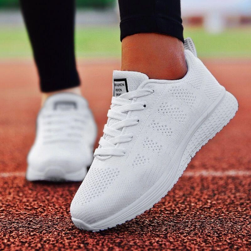 Cilool Super Light Sneakers Sport Basket Femme Walking White Casual shoes Sneakers Racing
