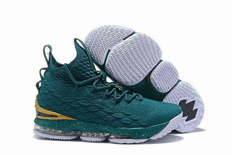 Asics Running Shoe Laces Nike Lebron XV 15 Dark Green Gold Men Shoes Sale Size US7,8,8.5,9,10,11,12