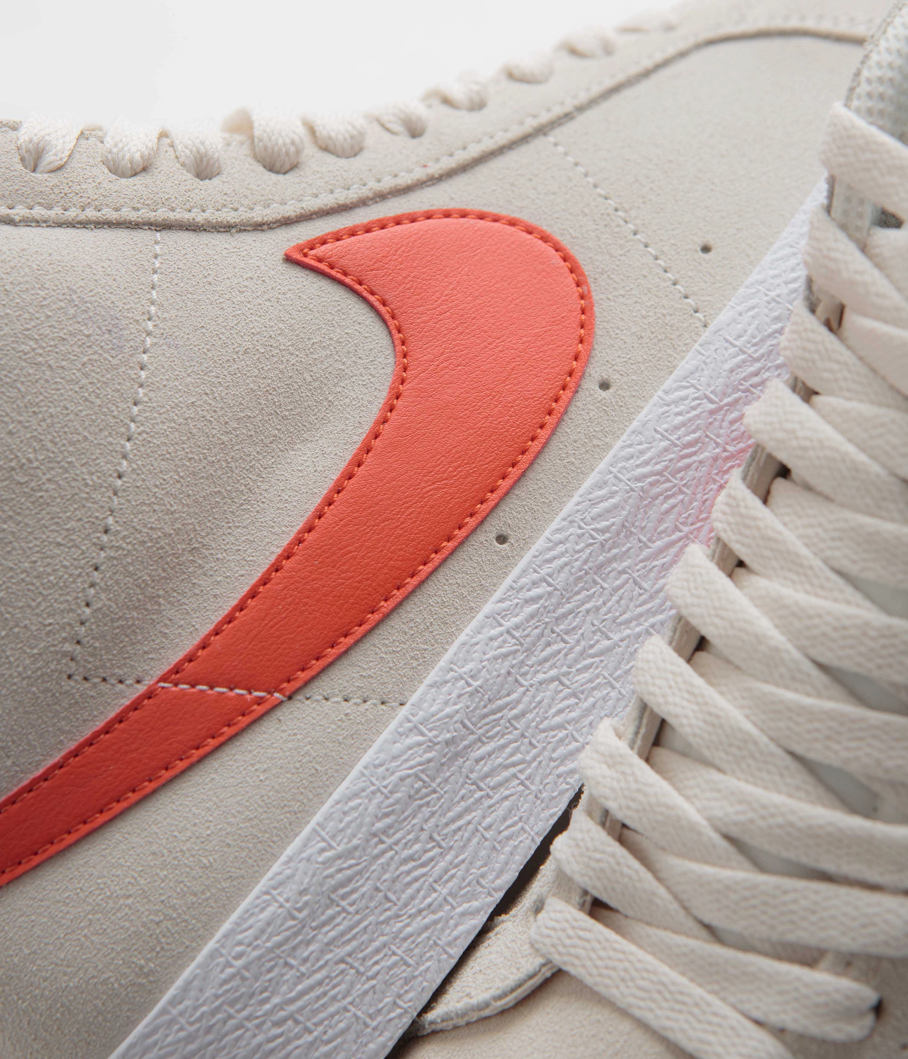 Asics Running Shoes Ortholite Nike SB Blazer Mid Shoes - Phantom / Cosmic Clay - White - Fir