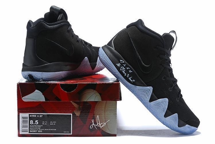 Cheap Wrestling Shoes Asics Nike Kyrie 4 Black Men Basketball Shoes Sale Size US 7-12