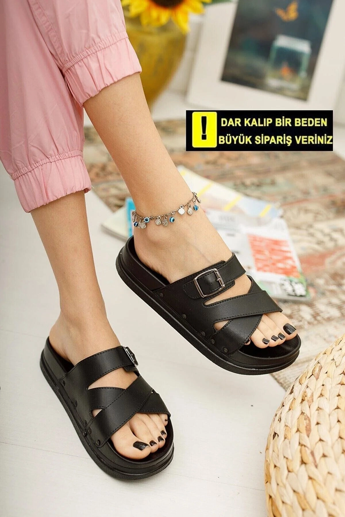 Modafrsat Women's Heel Stylish Casual Slippers Adventure Slippers