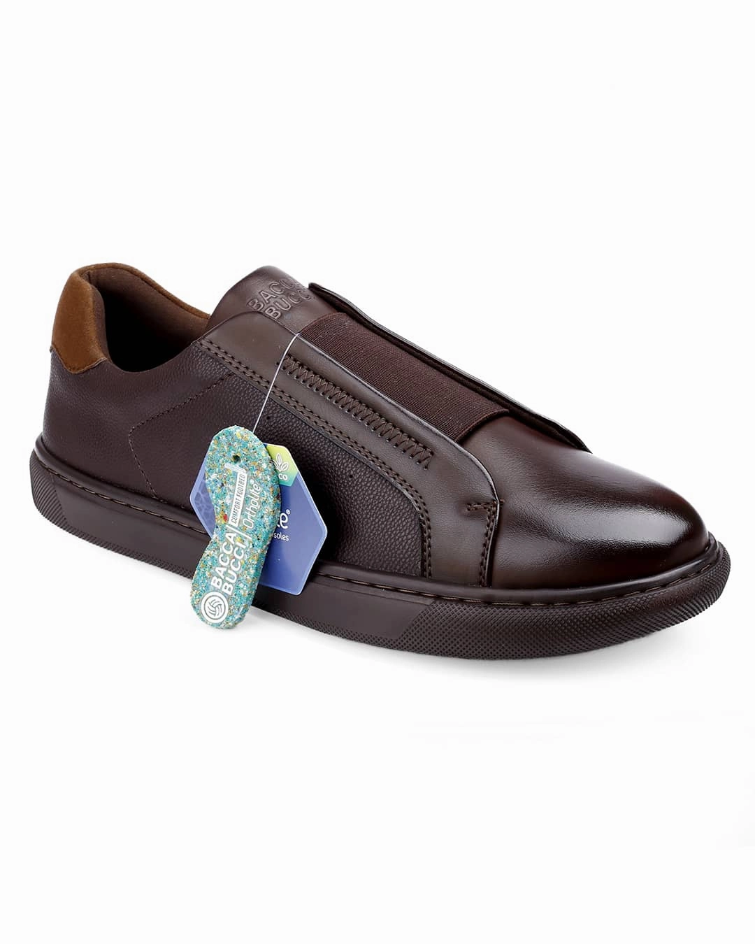 Cheap Silver Flat Shoes Bacca Bucci BOARDROOM Vegan Leather Sneakers