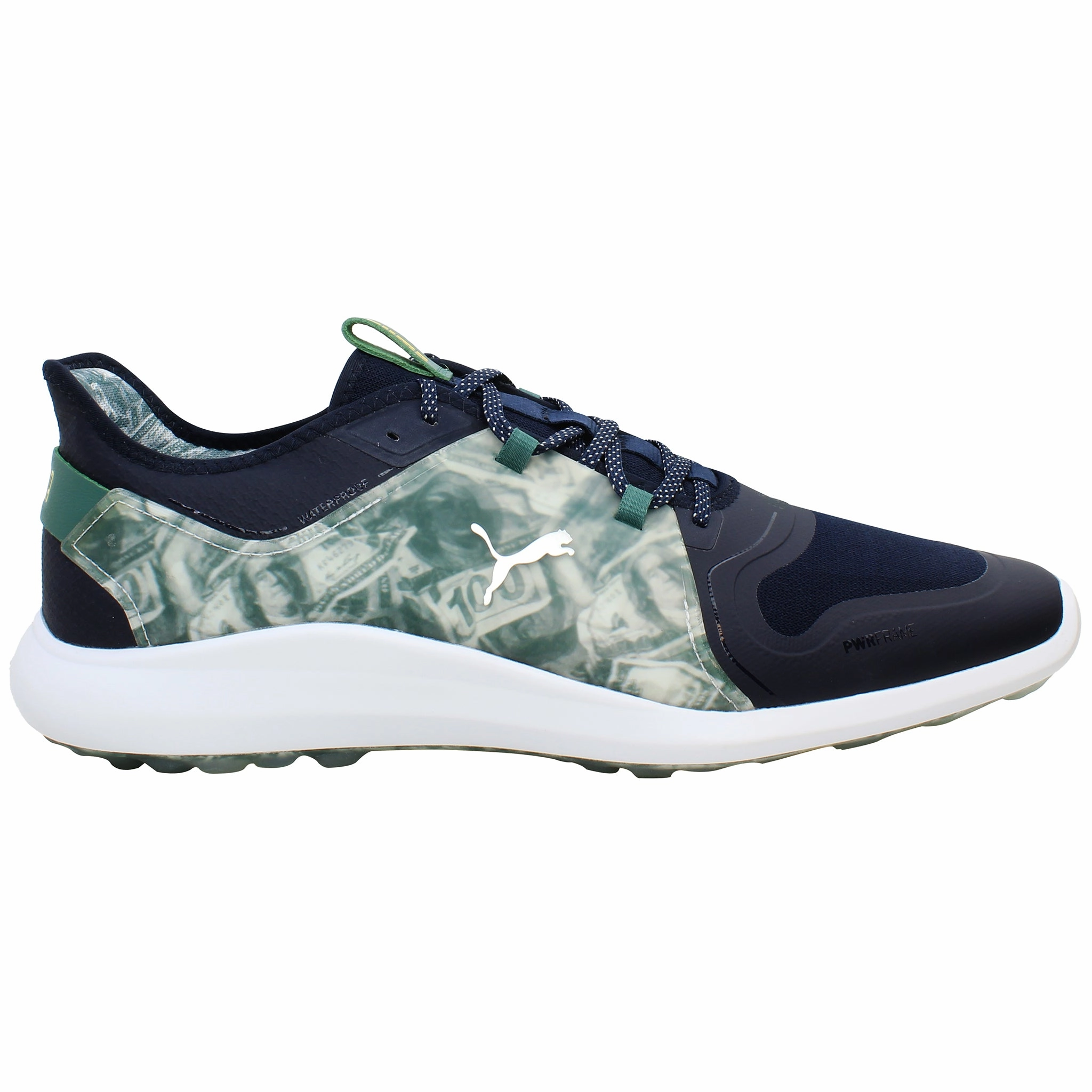Puma Doll Shoes Puma Ignite Fasten8 Mens Navy/Green Golf Shoes